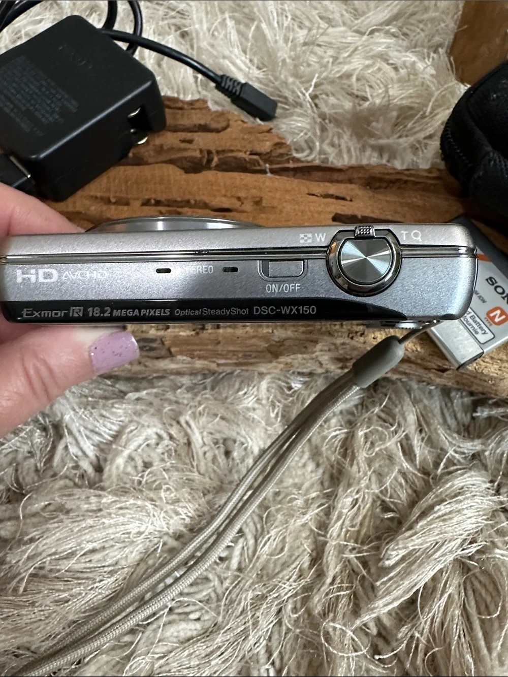 Sony Cyber-shot DSC-WX150 10X Optical Zoom 18.2 MP Digital Camera Silver